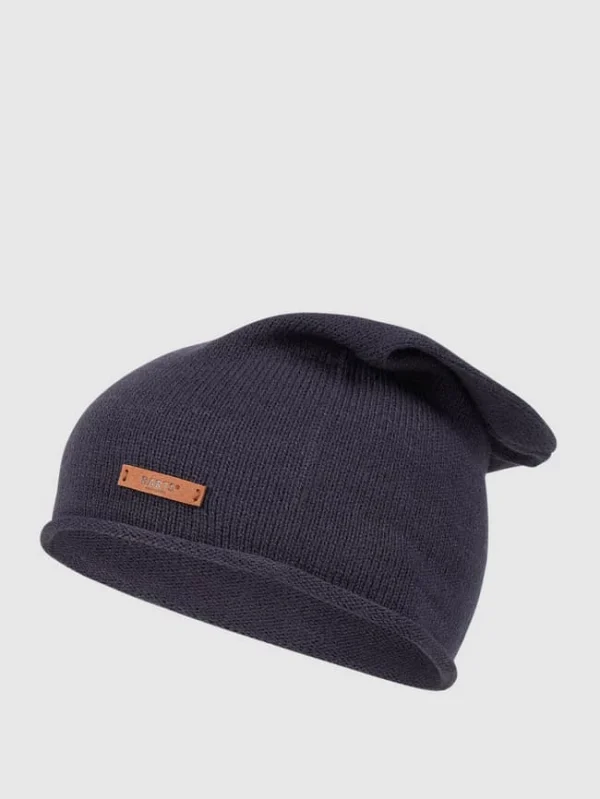 Barts Beanie Mit Gerolltem Abschluss Modell ‚James‘ – Marineblau 1