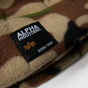 Alpha Industries Mütze Und Handschuhe Aus Fleece Im Set – Khaki 7