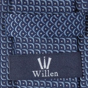 Willen Krawatte Aus Reiner Seide (7 Cm) – Bleu 6