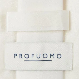 Profuomo Krawatte Aus Seide (8 Cm) – Ecru 6