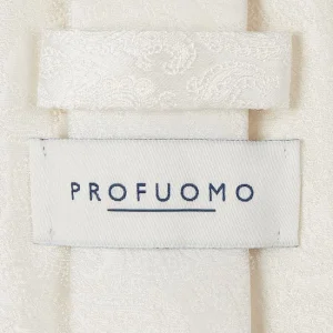 Profuomo Krawatte Aus Reiner Seide (7,5 Cm) – Offwhite 6