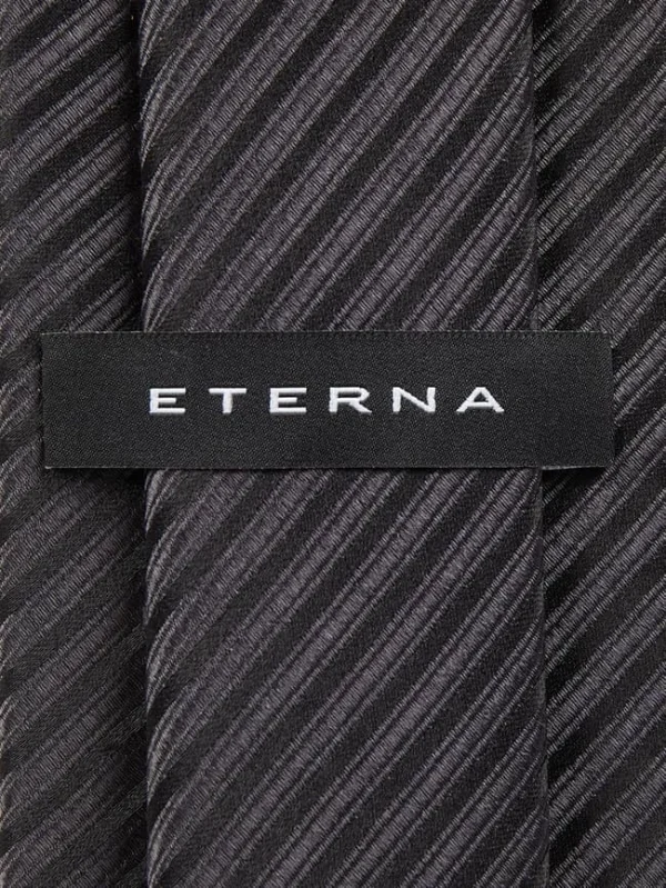 Eterna Krawatte Aus Reiner Seide (7,5 Cm) – Schwarz 3