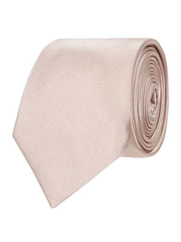 Willen Krawatte Aus Reiner Seide (6 Cm) – Beige 1