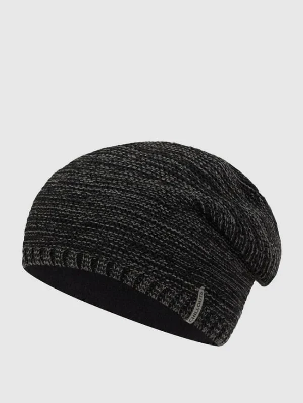 Chillouts Beanie Mit Fleecefutter – Anthrazit Meliert 1