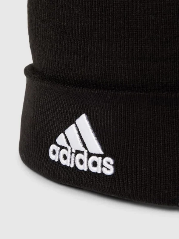 Adidas Originals Beanie Mit Label-Stitching – Schwarz 3