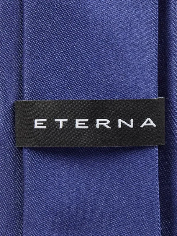 Eterna Krawatte Aus Reiner Seide (6 Cm) – Dunkelblau 3