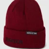 Pegador Beanie Mit Label-Stitching Modell ‚GLENDALE‘ – Bordeaux Rot 10