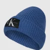 Calvin Klein Jeans Beanie Aus Wollmischung – Royalblau 10