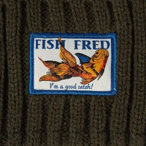 A Fish Named Fred Mütze Mit Logo-Aufnäher – Dunkelgrün 6