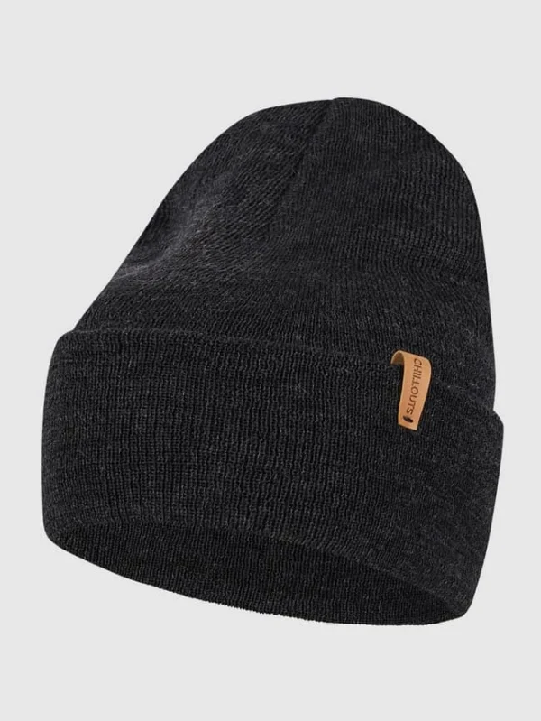 Chillouts Beanie Aus Merinowollmischung Modell ‚Will‘ – Schwarz 1