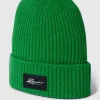 REVIEW Beanie Mit Label-Patch – Gras Grün 10