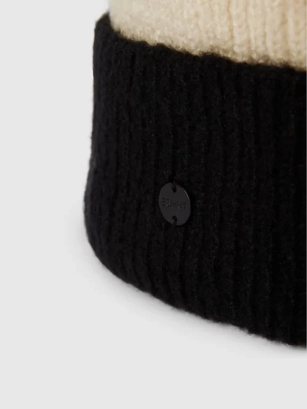 Esprit Beanie Mit Colour-Blocking-Design – Schwarz 3