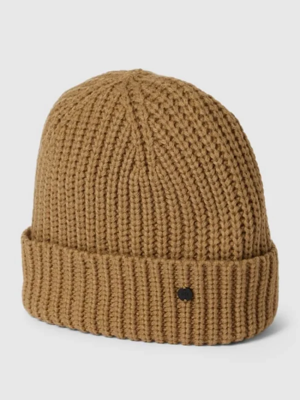 Esprit Beanie Mit Label-Detail – Beige 1