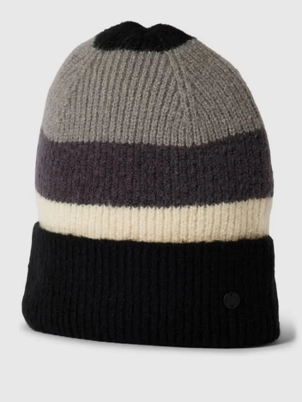 Esprit Beanie Mit Colour-Blocking-Design – Schwarz 1