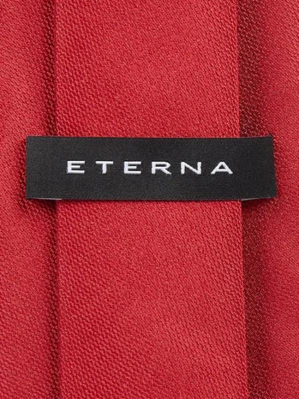 Eterna Krawatte Aus Reiner Seide (7,5 Cm) – Rot 3