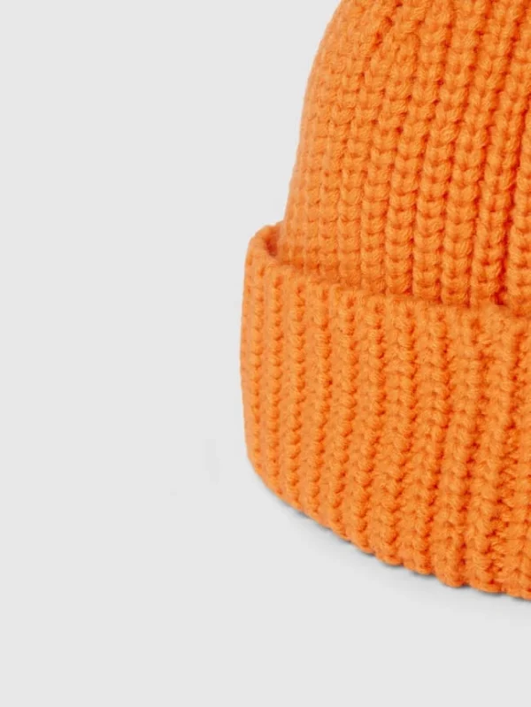 Esprit Beanie Mit Label-Detail – Orange 3