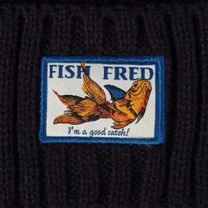 A Fish Named Fred Mütze Mit Logo-Aufnäher – Marineblau 6